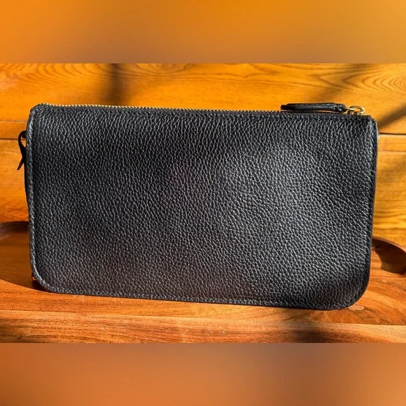 Coach Noa Pop Up Messenger Crossbody Black Leather C4816 - Picture 9 of 17